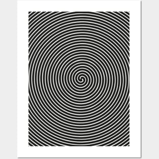 Hypnotic Spiral Posters and Art